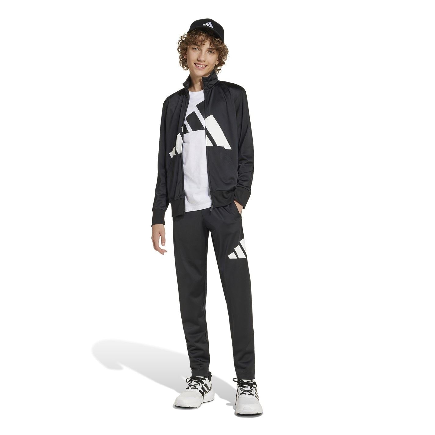 adidas Linea Poly Tracksuit Juniors