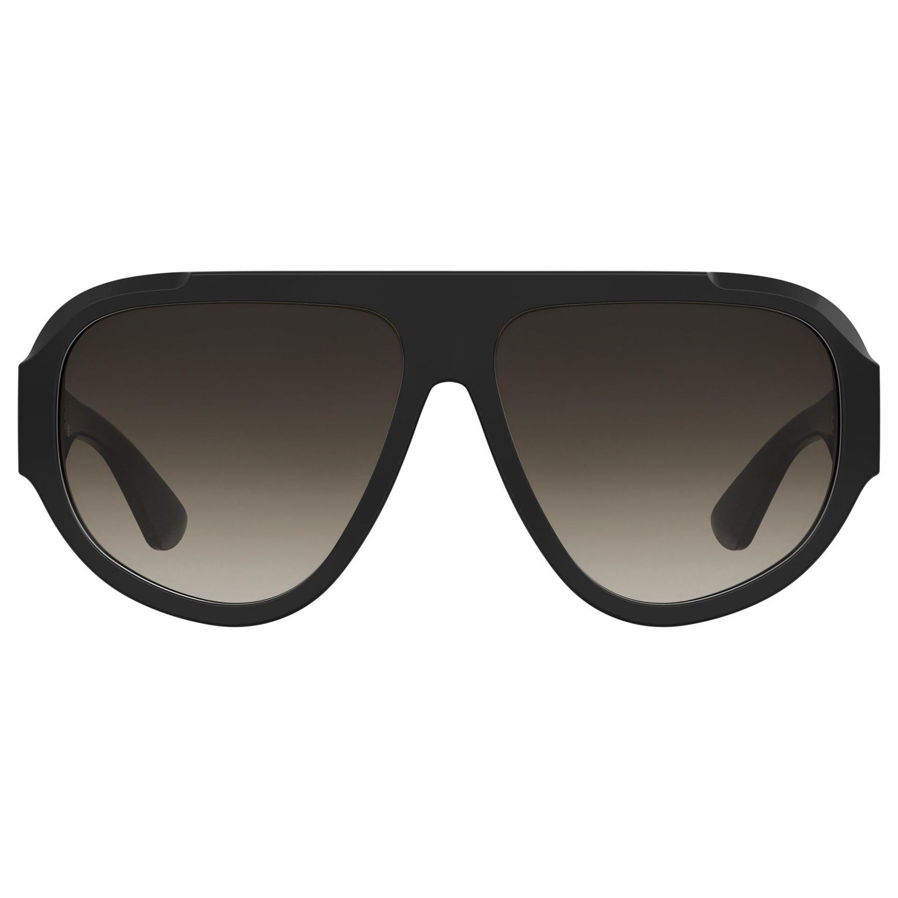 Moschino Sq Flat Top Round Sunglasses