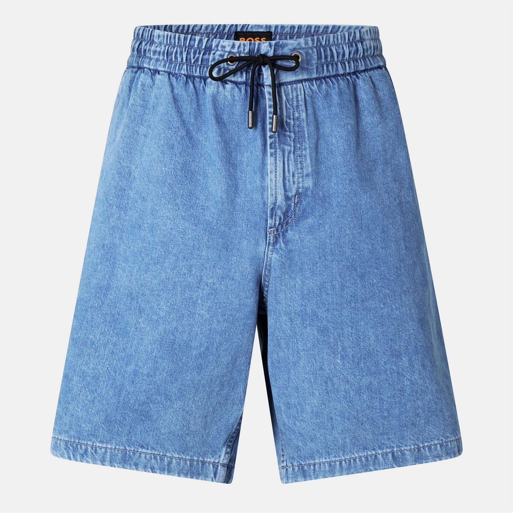 Boss Denim Bermuda Shorts with Metal Drawcord