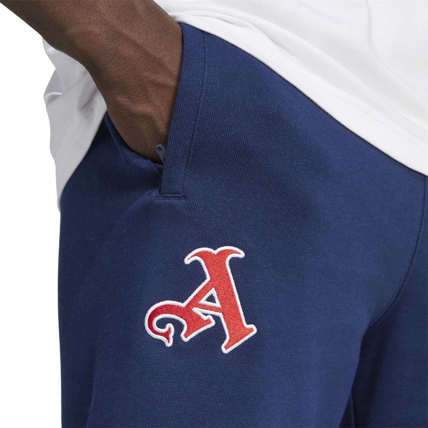 adidas AFC US Logo Print Soccer Sweat Shorts