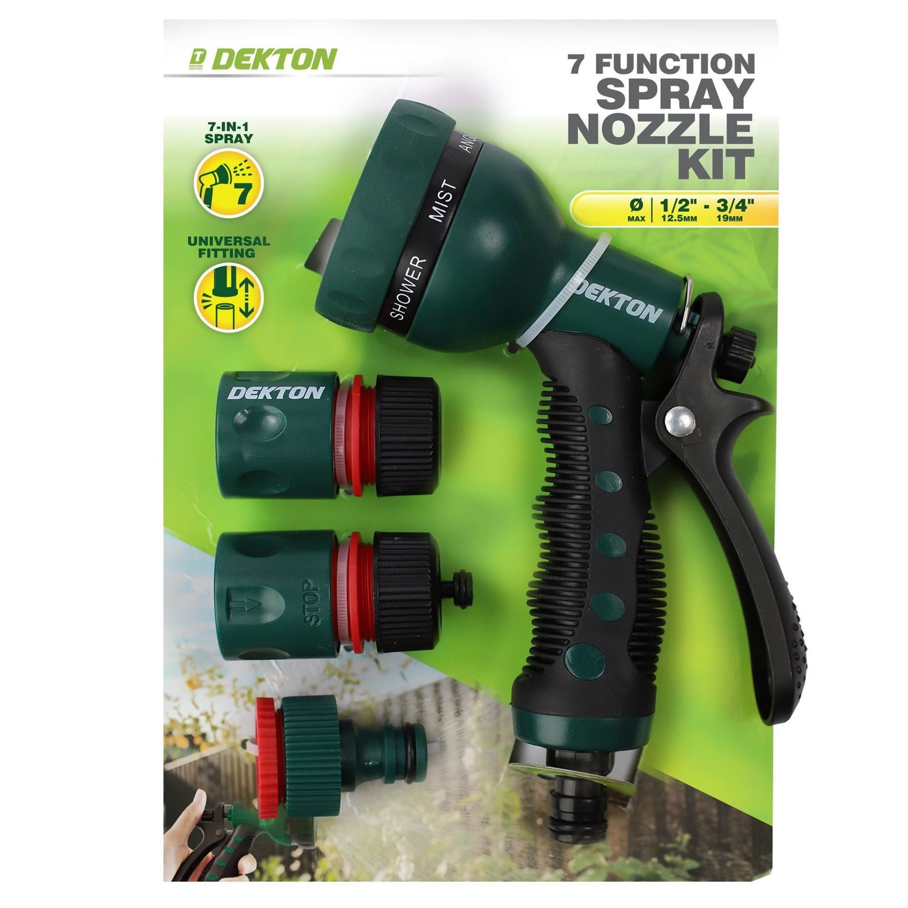 Dekton Function Spray Gun Kit With Hose Adapters