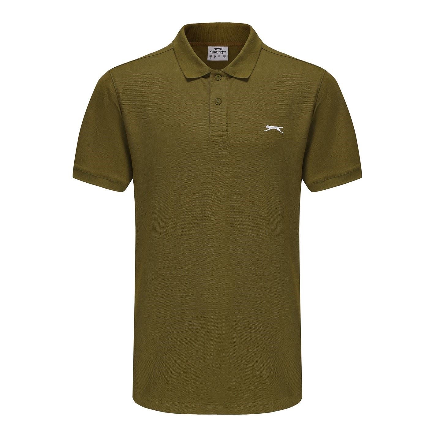 Slazenger Mens Plain Polo Shirt