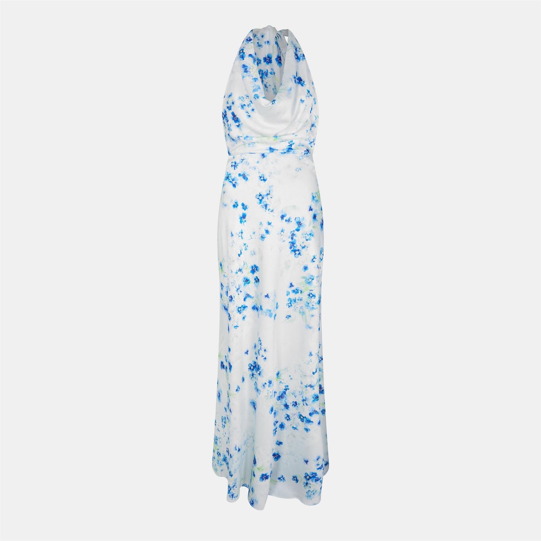 Jarlo Halter Neck Maxi Ball Gown Dress