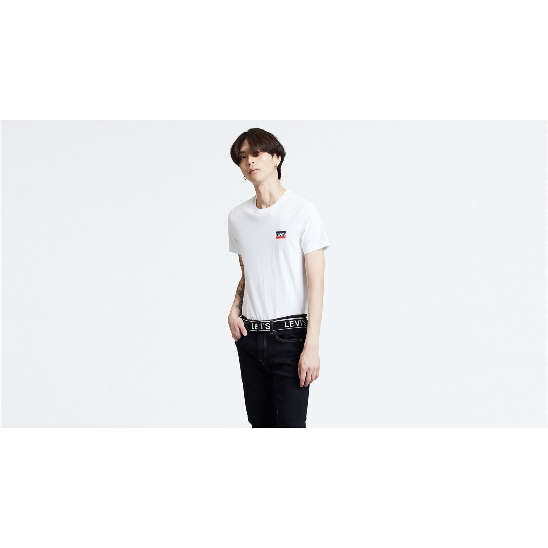 Levis 2 Pack Logo Crew Neck T-Shirts