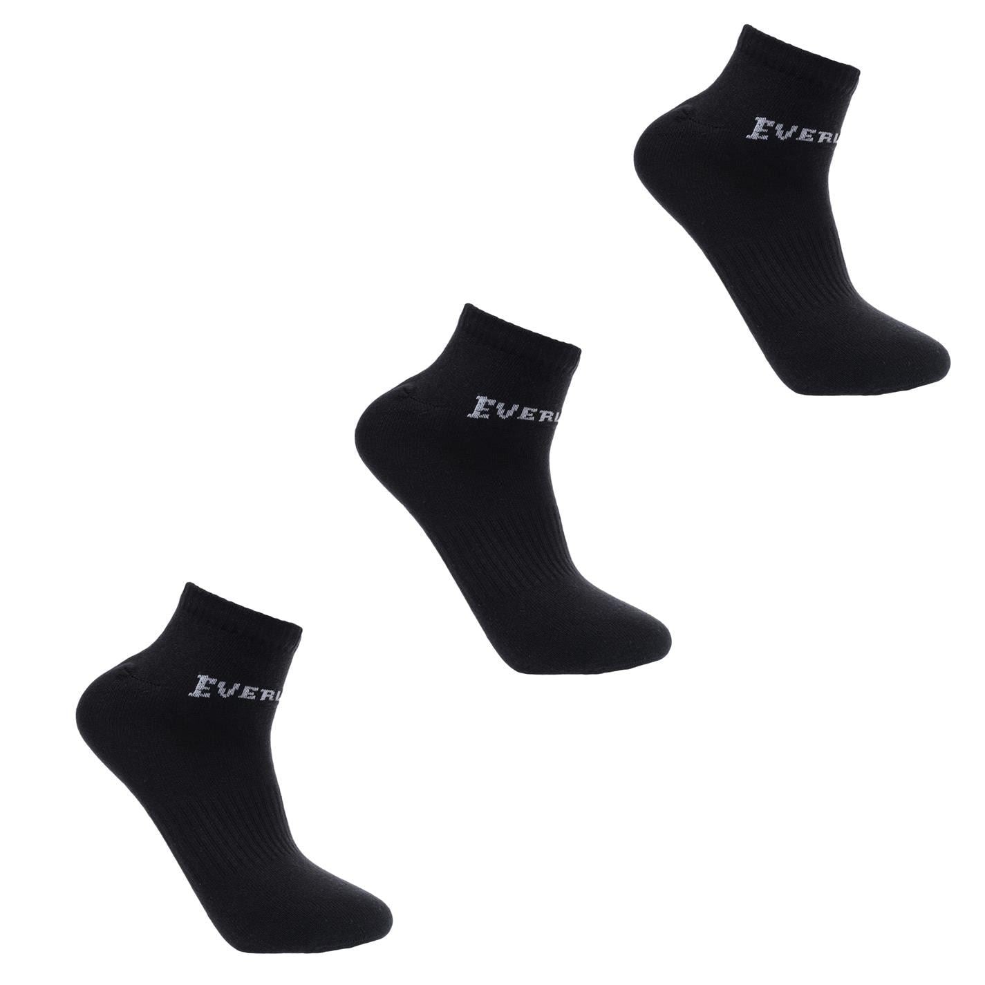 Everlast Mens 3 Pack Trainer Socks