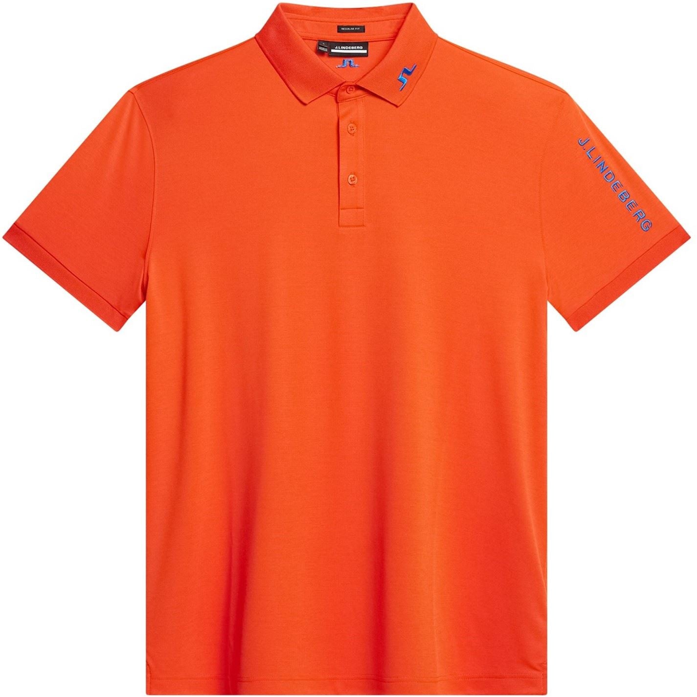 J Lindeberg Golf Junior Tour Tech Short Sleeve Performance Polo Shirt