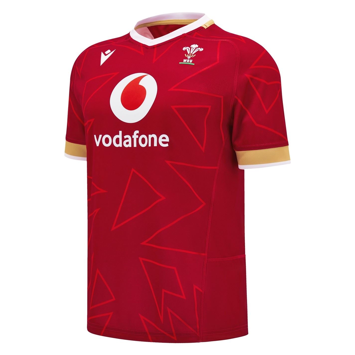 Macron Wales Rugby Home Pathway Shirt 2024 Adults