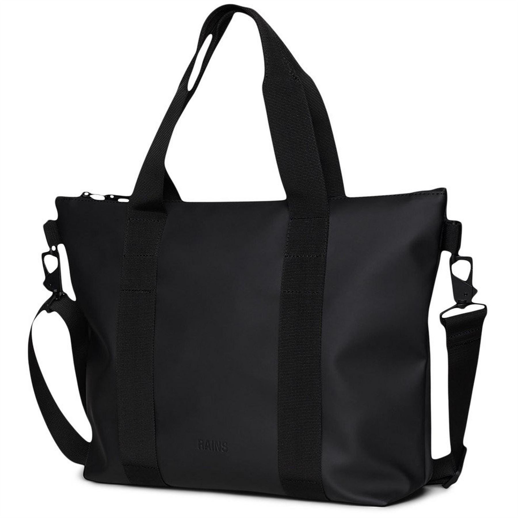 Rains Tote with Logo and Detachable Strap