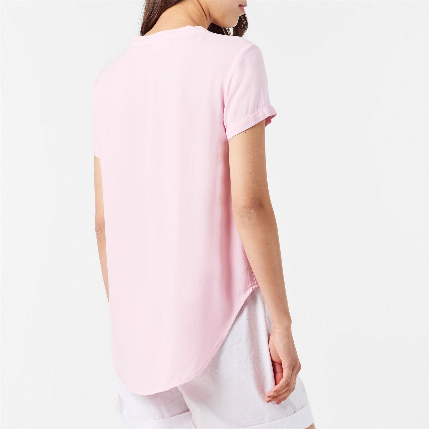 Bella Dahl V-Neck Regular Fit Short Sleeve T-Shirt