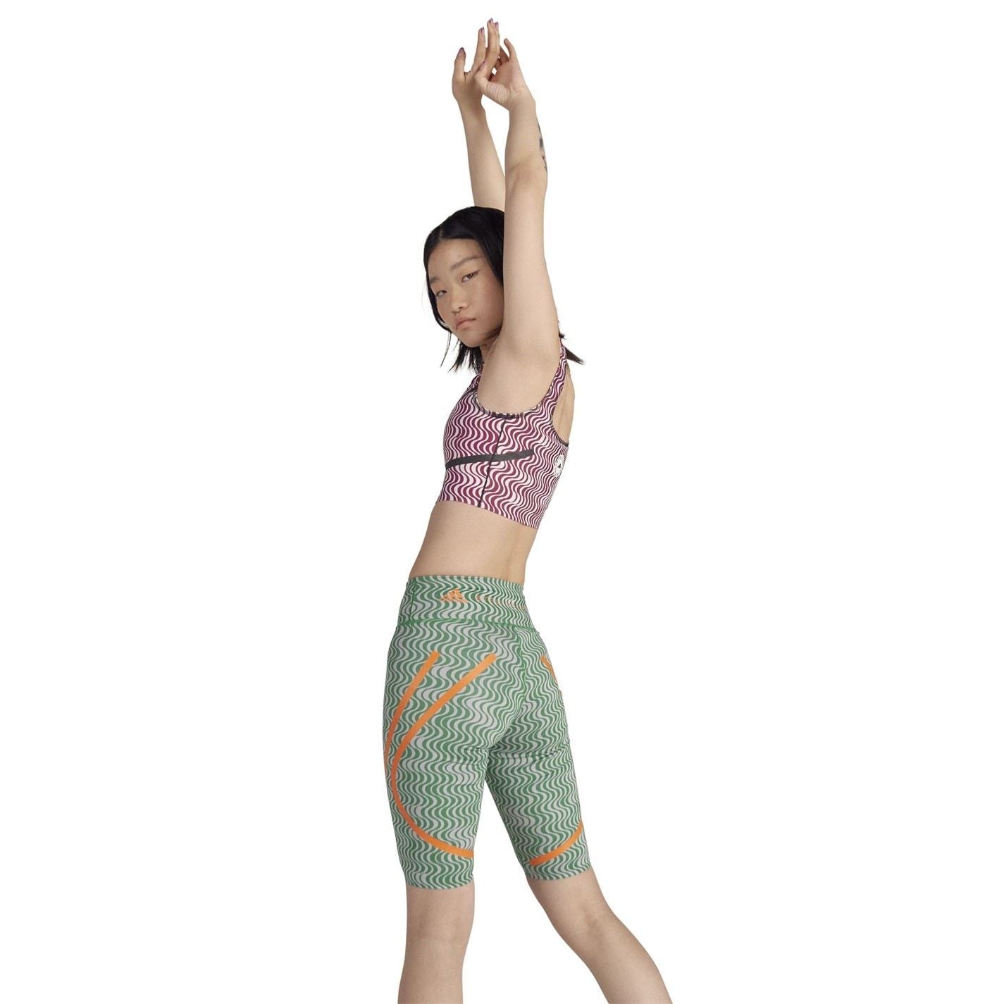 adidas by Stella McCartney Asymmetrical Print Leggings
