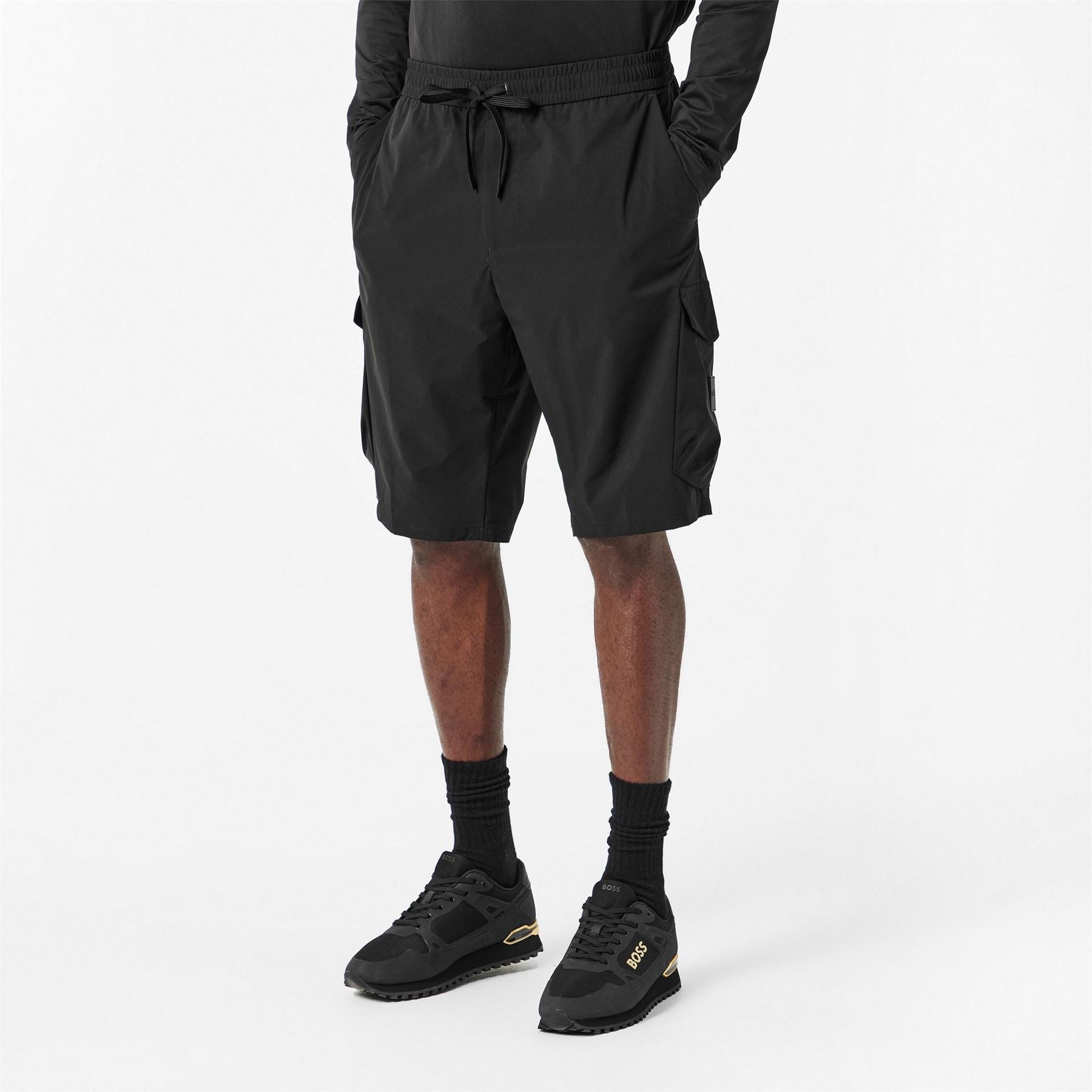 Boss Urbanex Cargo Woven Tracksuit Shorts