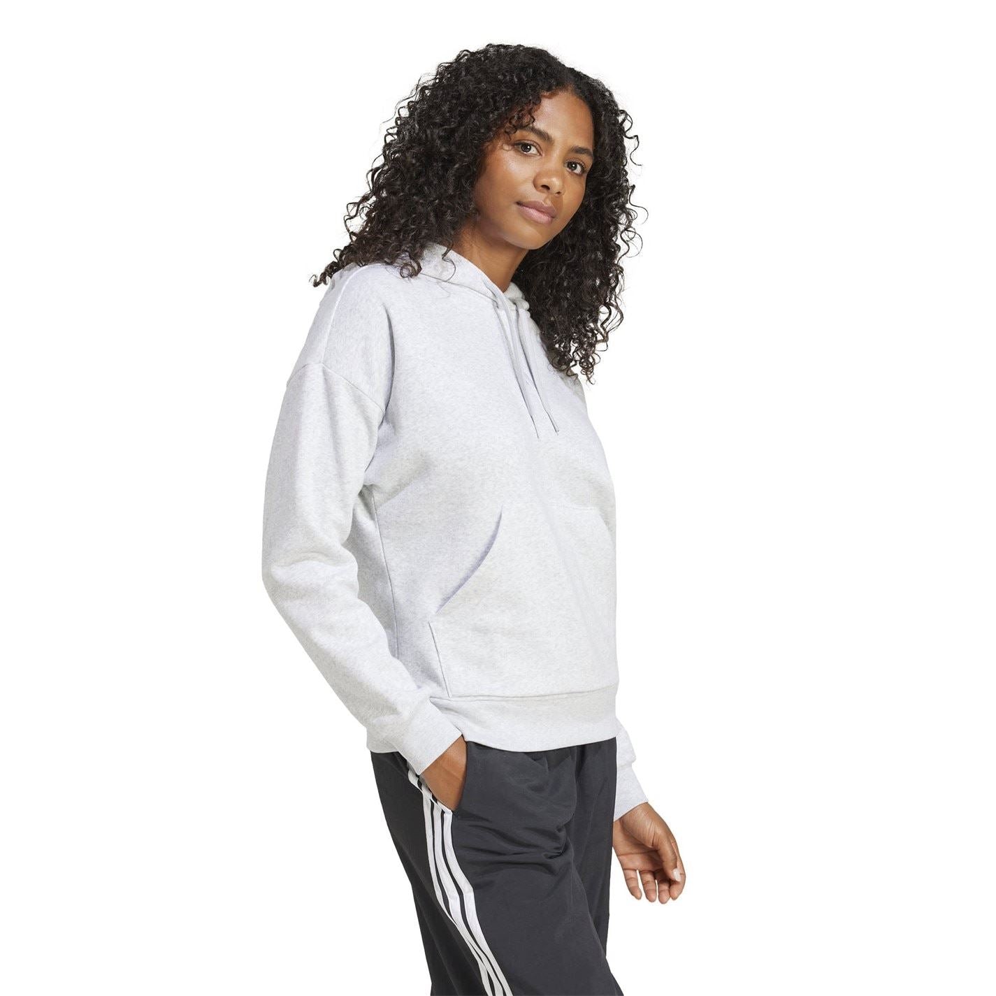 adidas Essentials 3 Stripes Fleece Hoodie