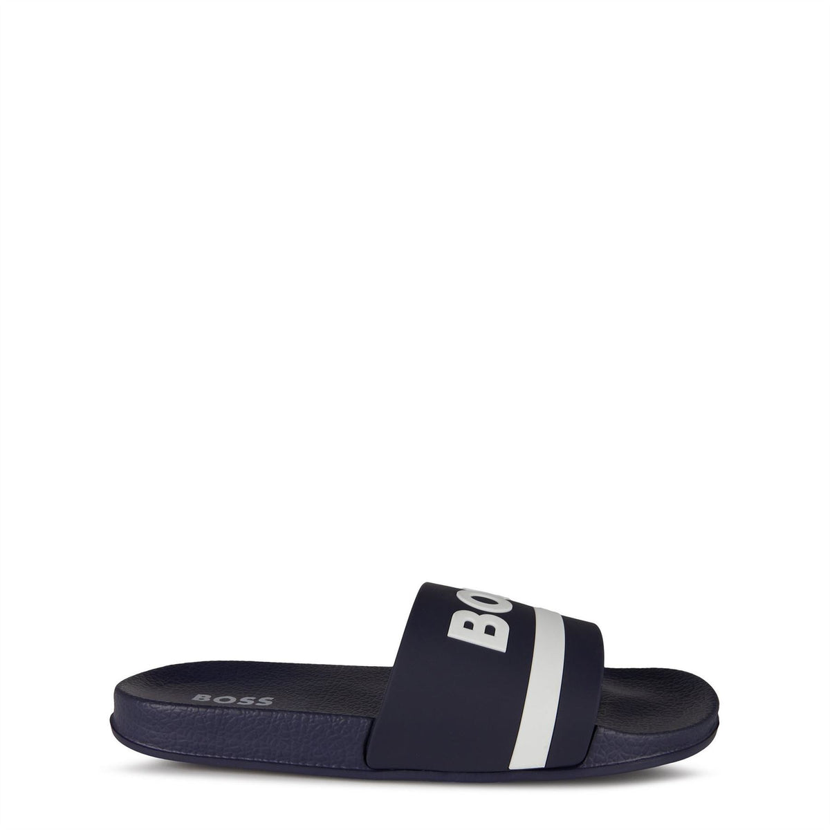 Boss Logo Sliders With Logo Design Sandals
