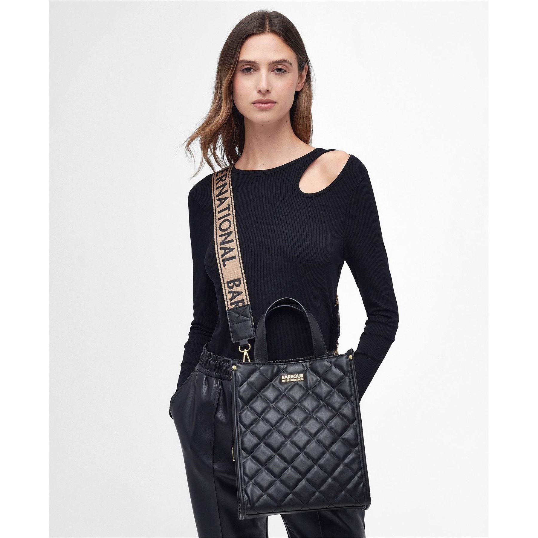 Barbour International Fenchurch Quilted Tote Bag