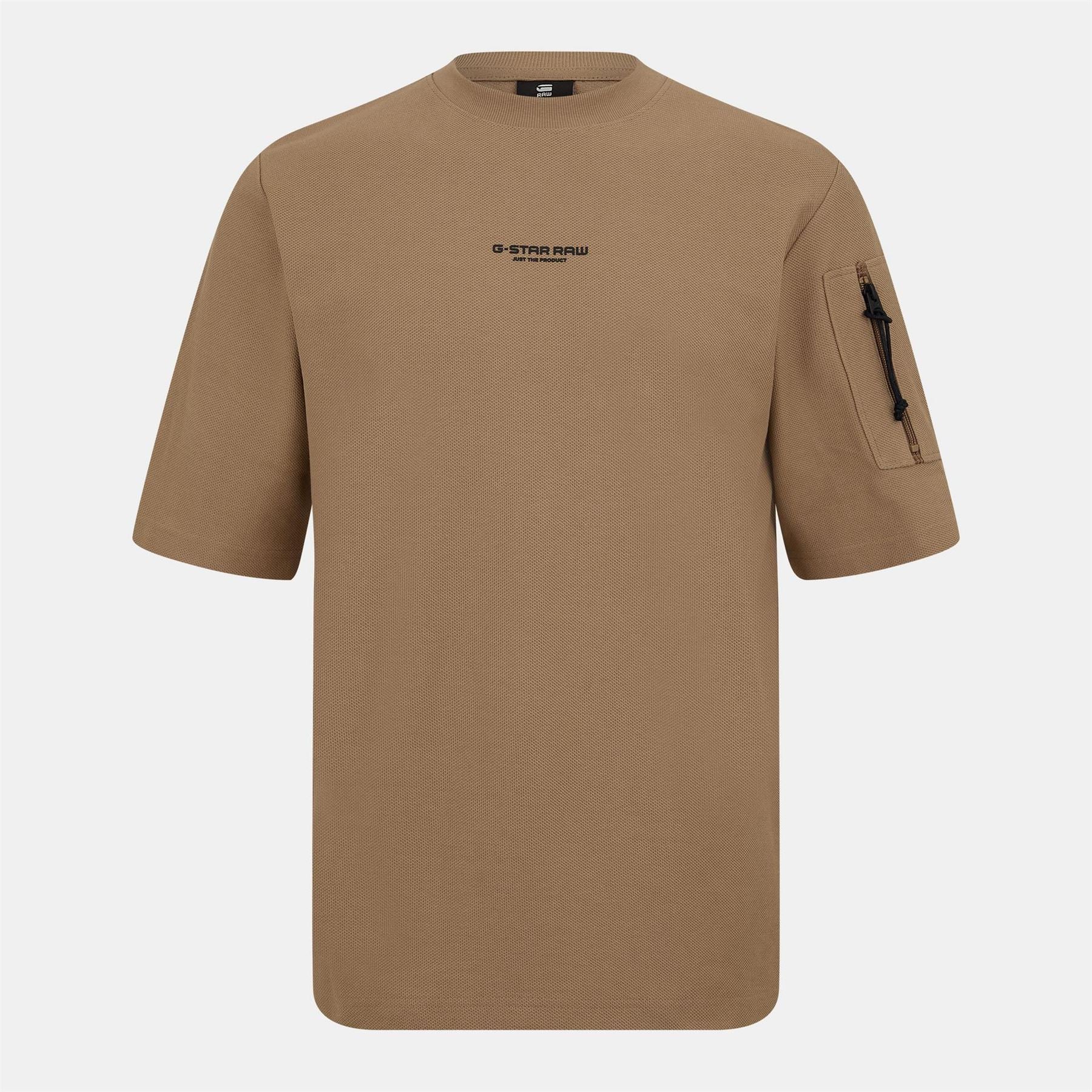 G Star Regular Fit Lettering Crew Neck T-Shirt