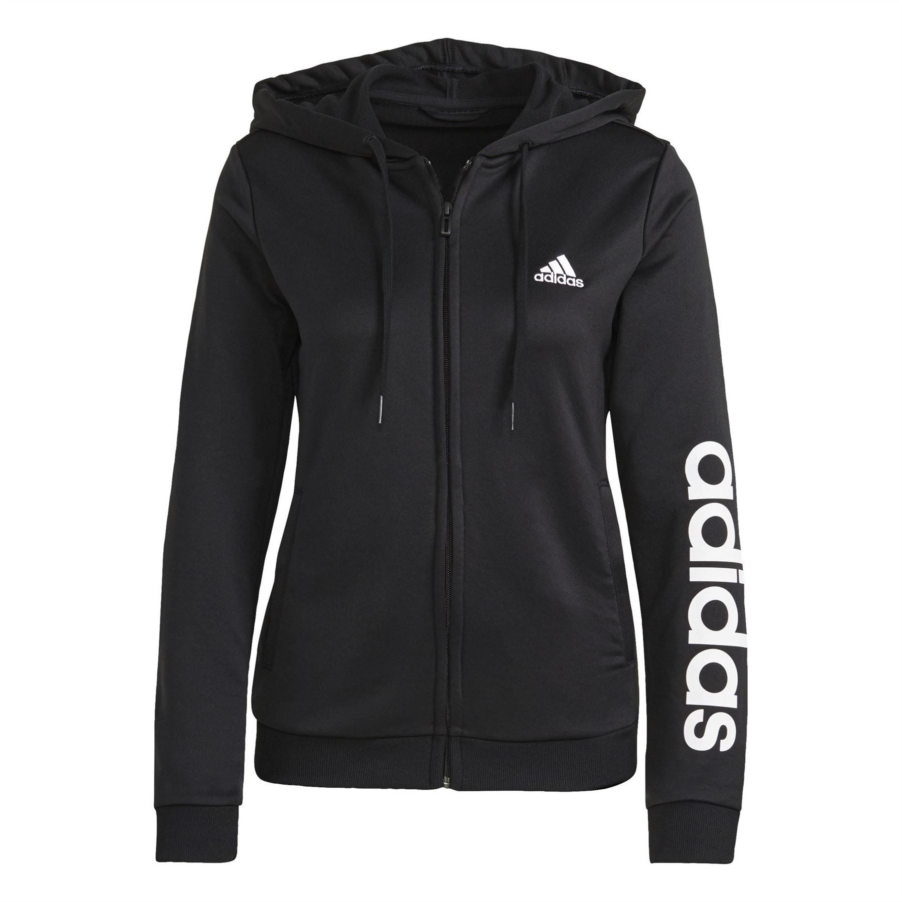 adidas Long Sleeve Ribbed Cuff Full Tracksuit