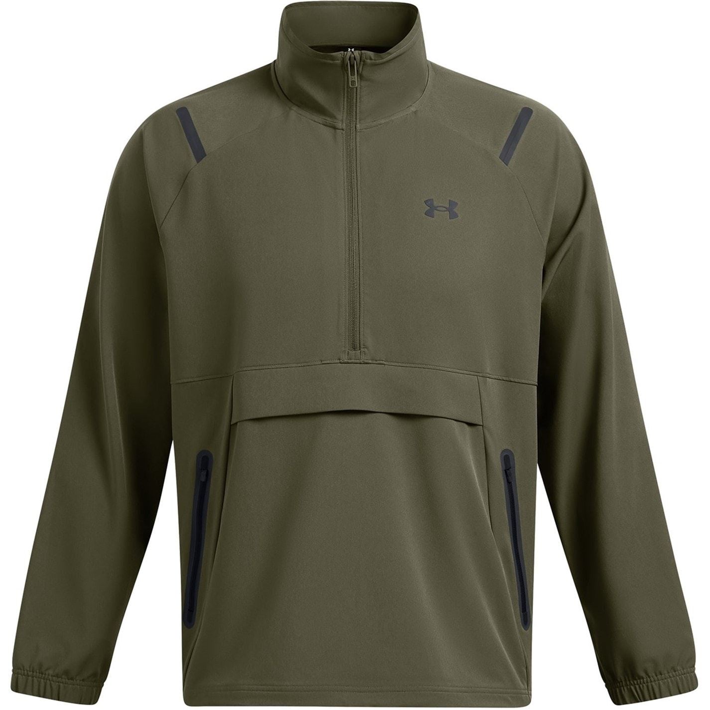 Under Armour Unstoppable Solid Patterned Anorak Jacket with Drawstring