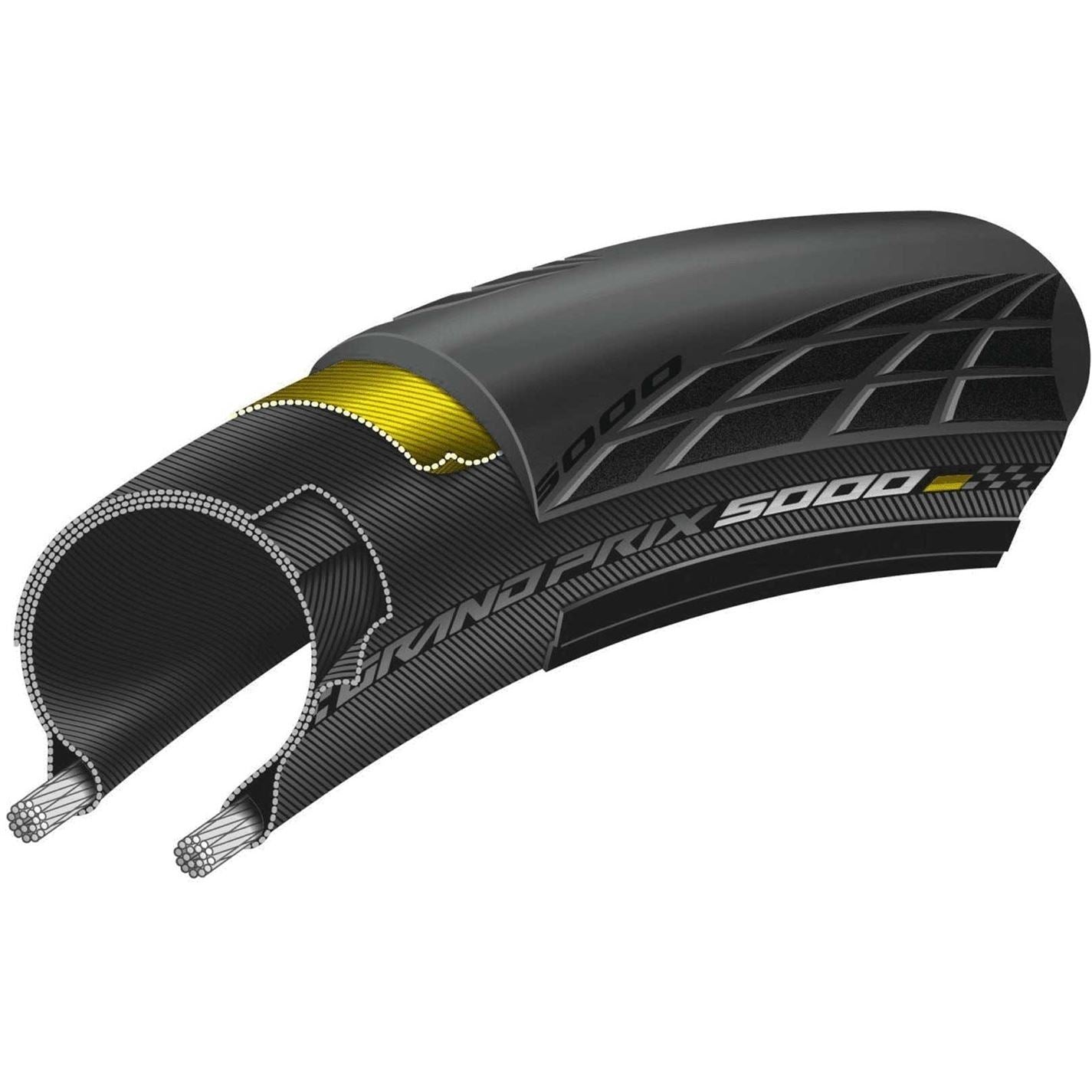 Continental Grand Prix 5000 700c Tubeless Ready Folding Road Tyre