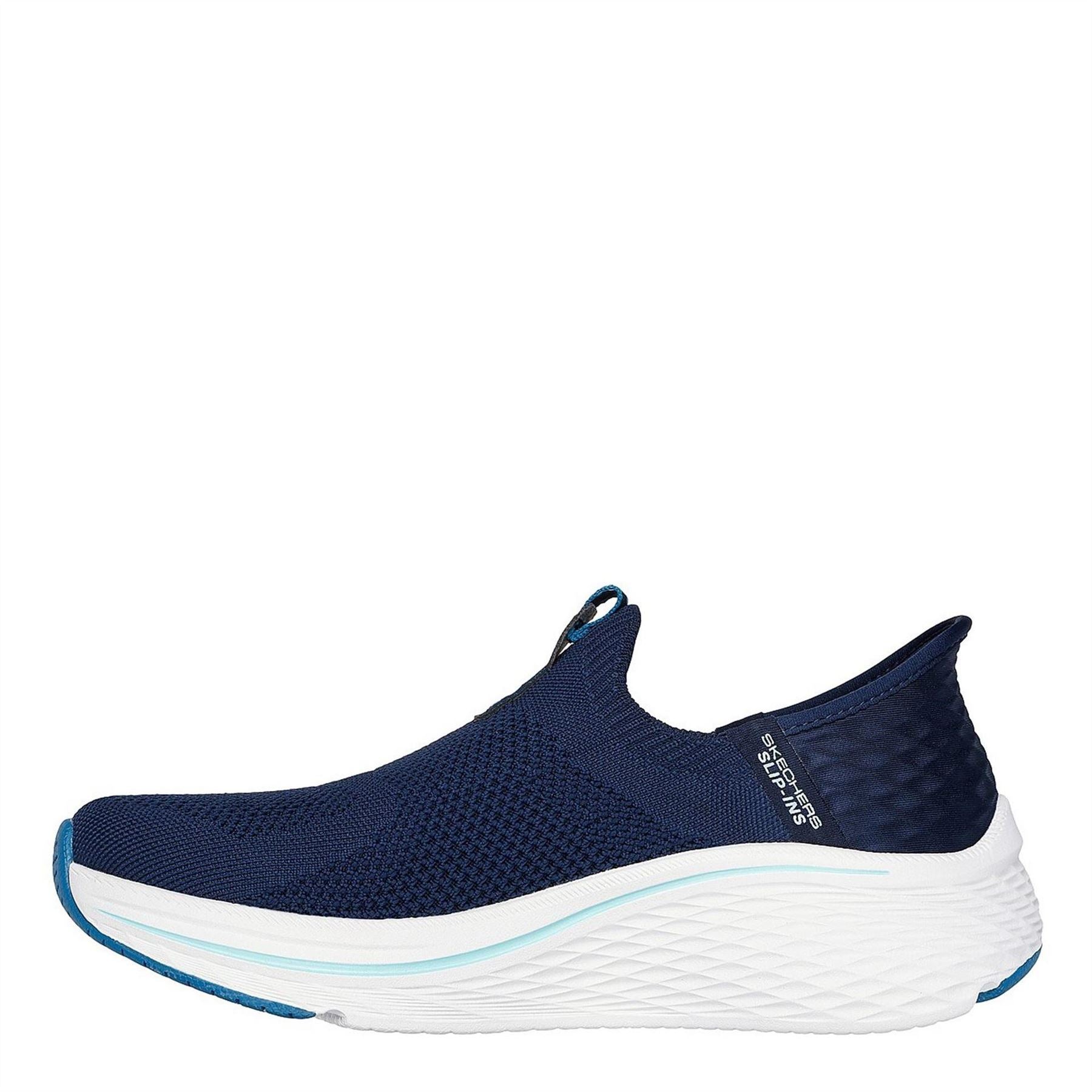 Skechers Womens Engineered Knit Stretch Fit Slip On Runners