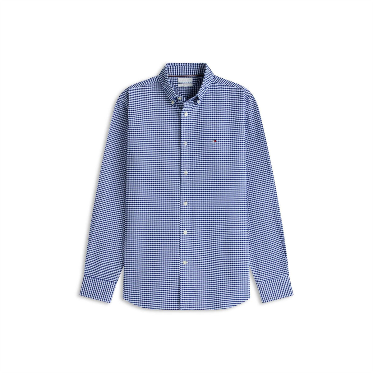 Tommy Hilfiger Oxford Gingham Cotton Long Sleeve Shirt