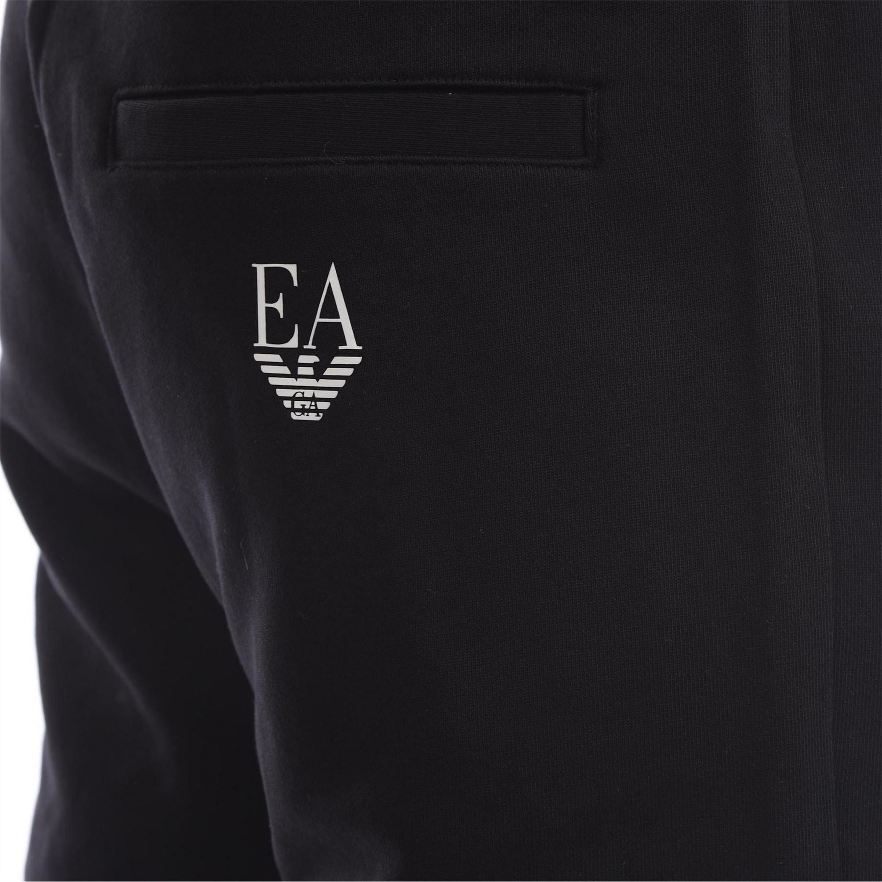 Emporio Armani Solid Patterned Slim Tapered Joggers