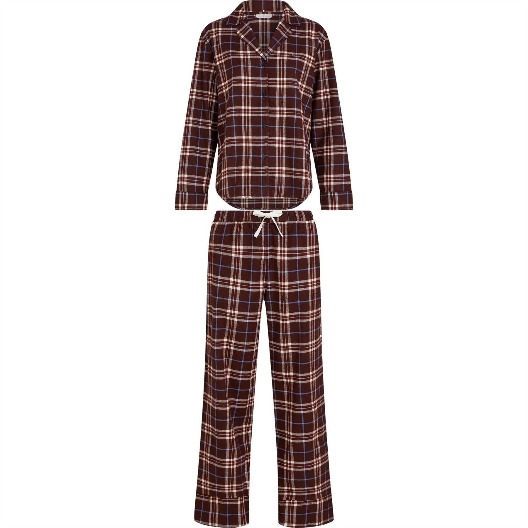Tommy Hilfiger Flannel Long Sleeve Pyjama Set