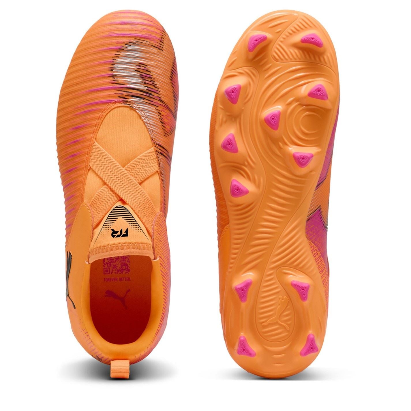 Puma Future 8 Academy Laceless Juniors Firm Ground Football Boots