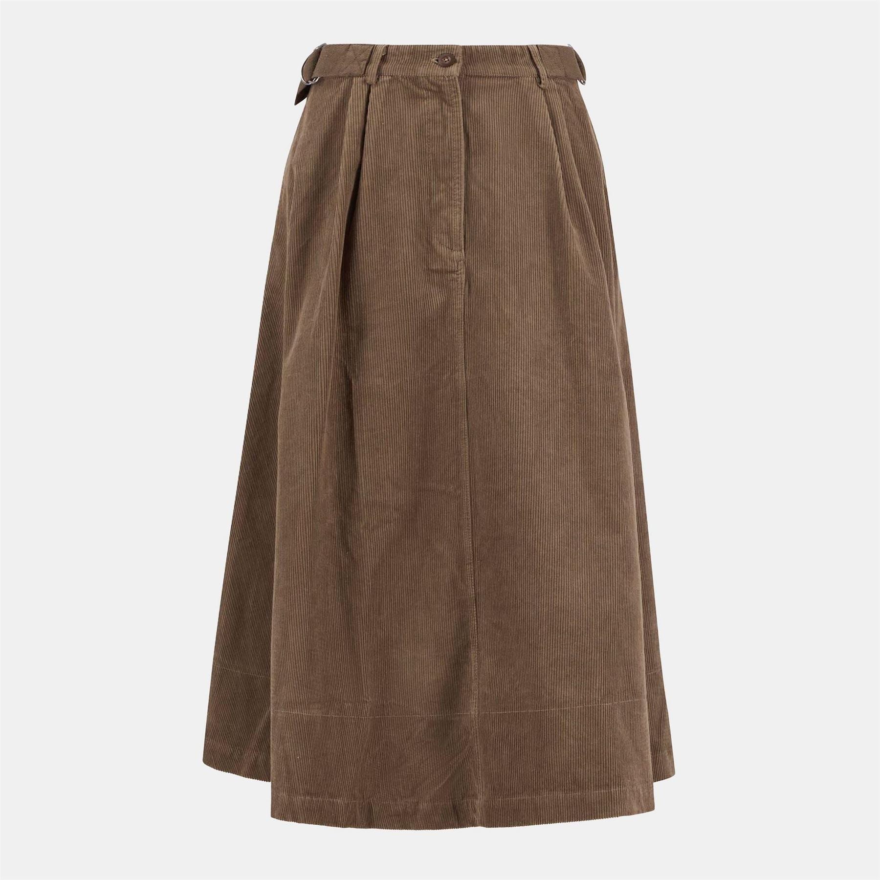 Barbour Cord Midi Skirt