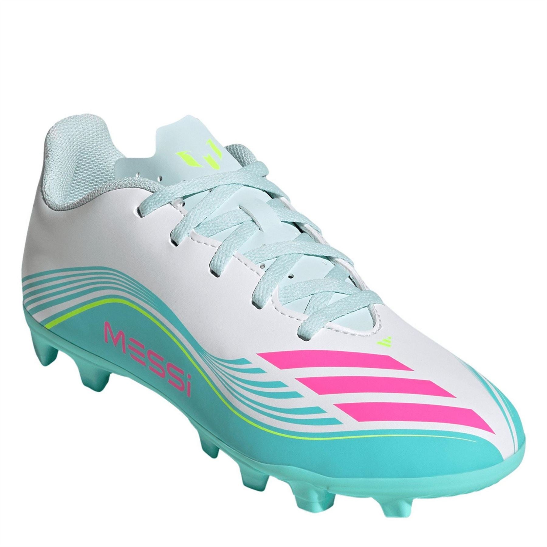 adidas F50 Messi Club Juniors Firm Ground Football Boots