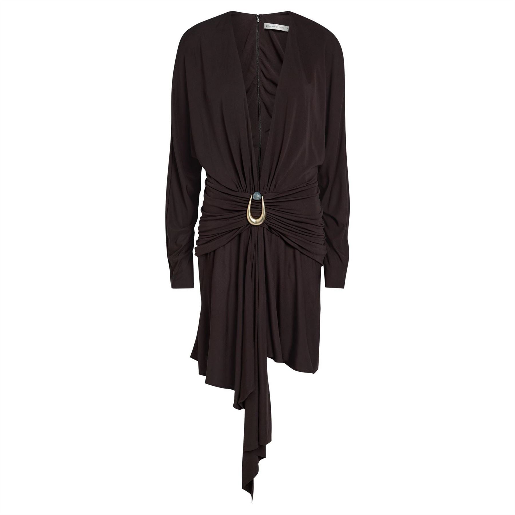 Christopher Esber Pin Scarf Drape L S Mini