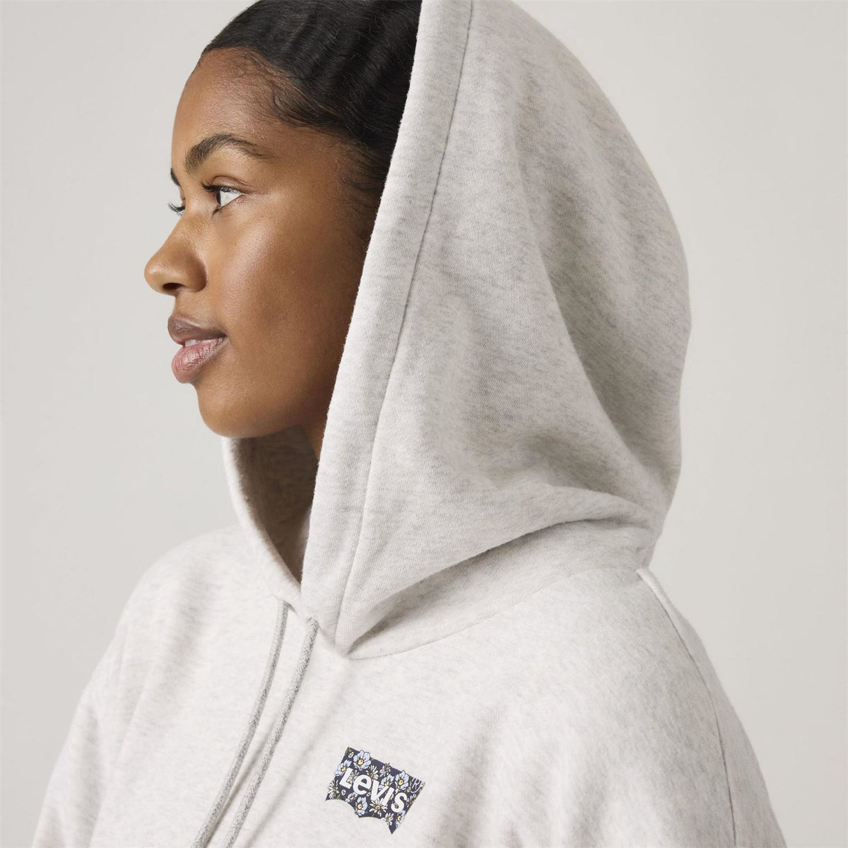 Levis Hooded Neck Long Sleeve Relaxed Fit Sweatshirt