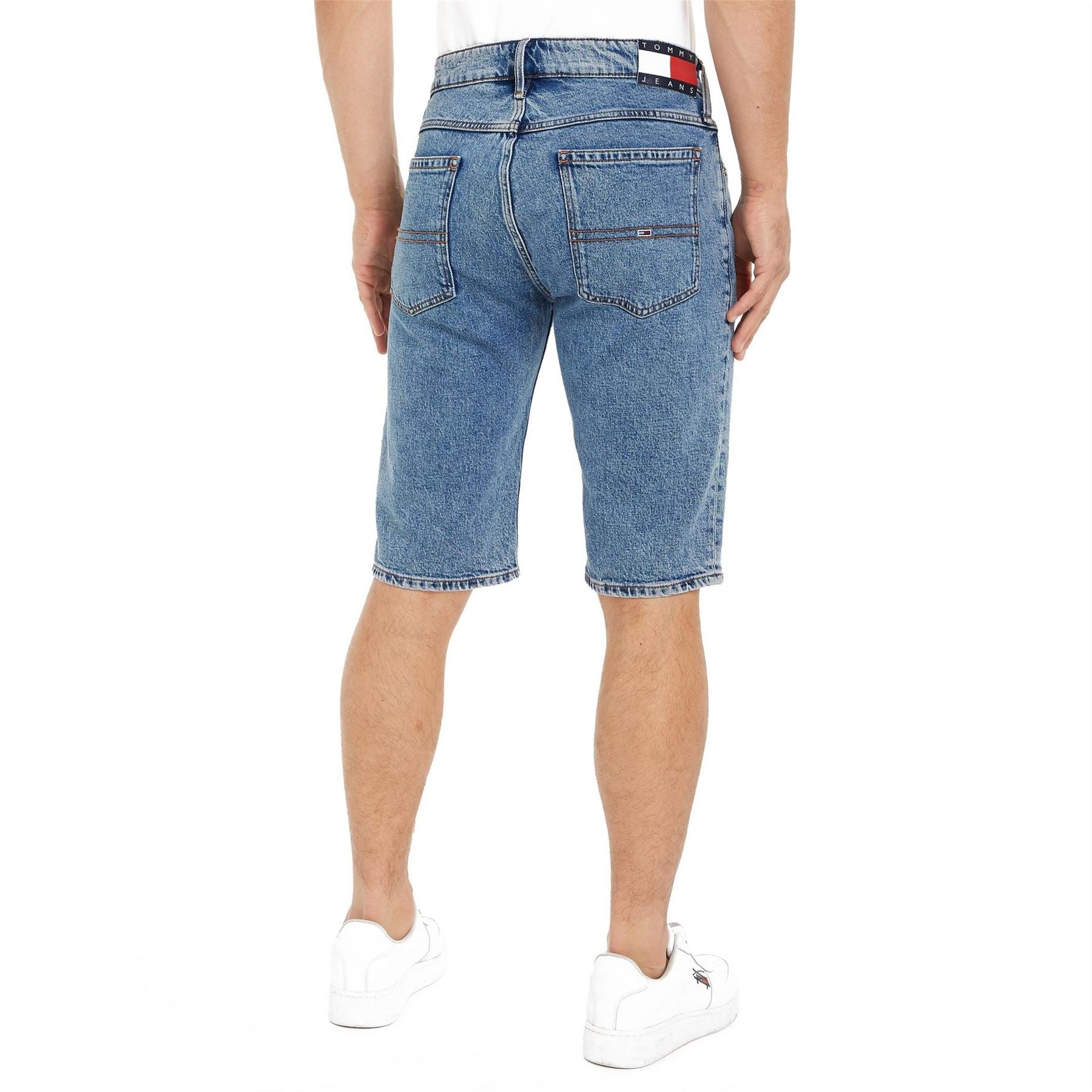 Tommy Jeans Denim Bermuda Shorts Light Wash