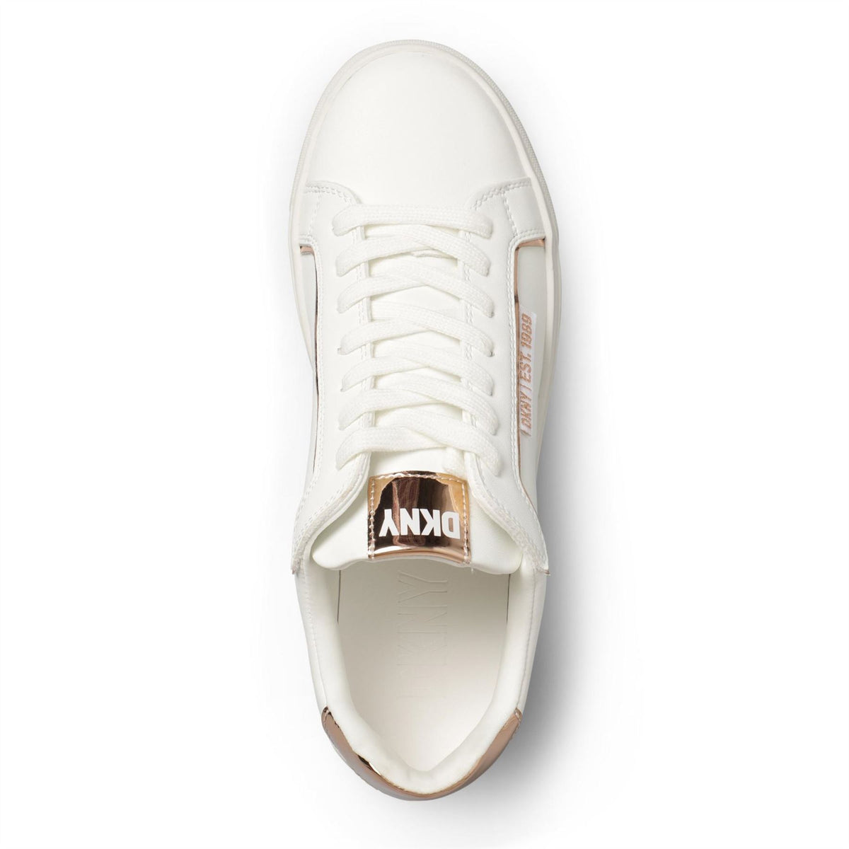 DKNY Augustine Lace Up Low Top Trainers