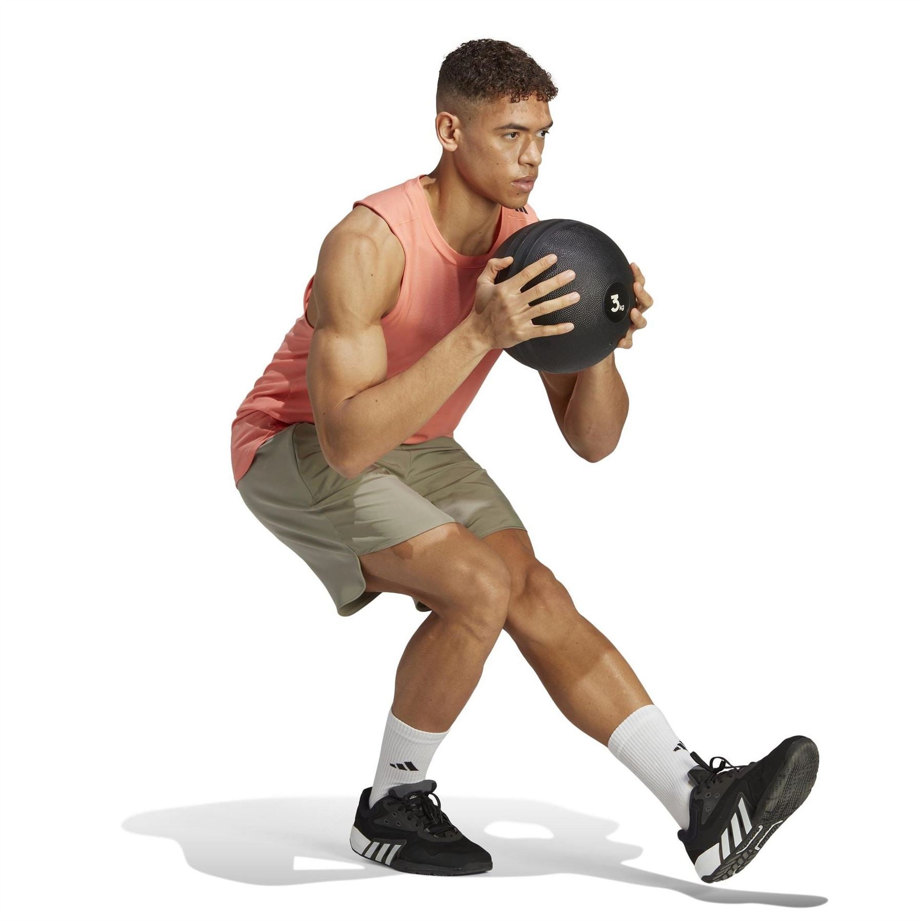 adidas Mens Designed For Training Workout Tank Top