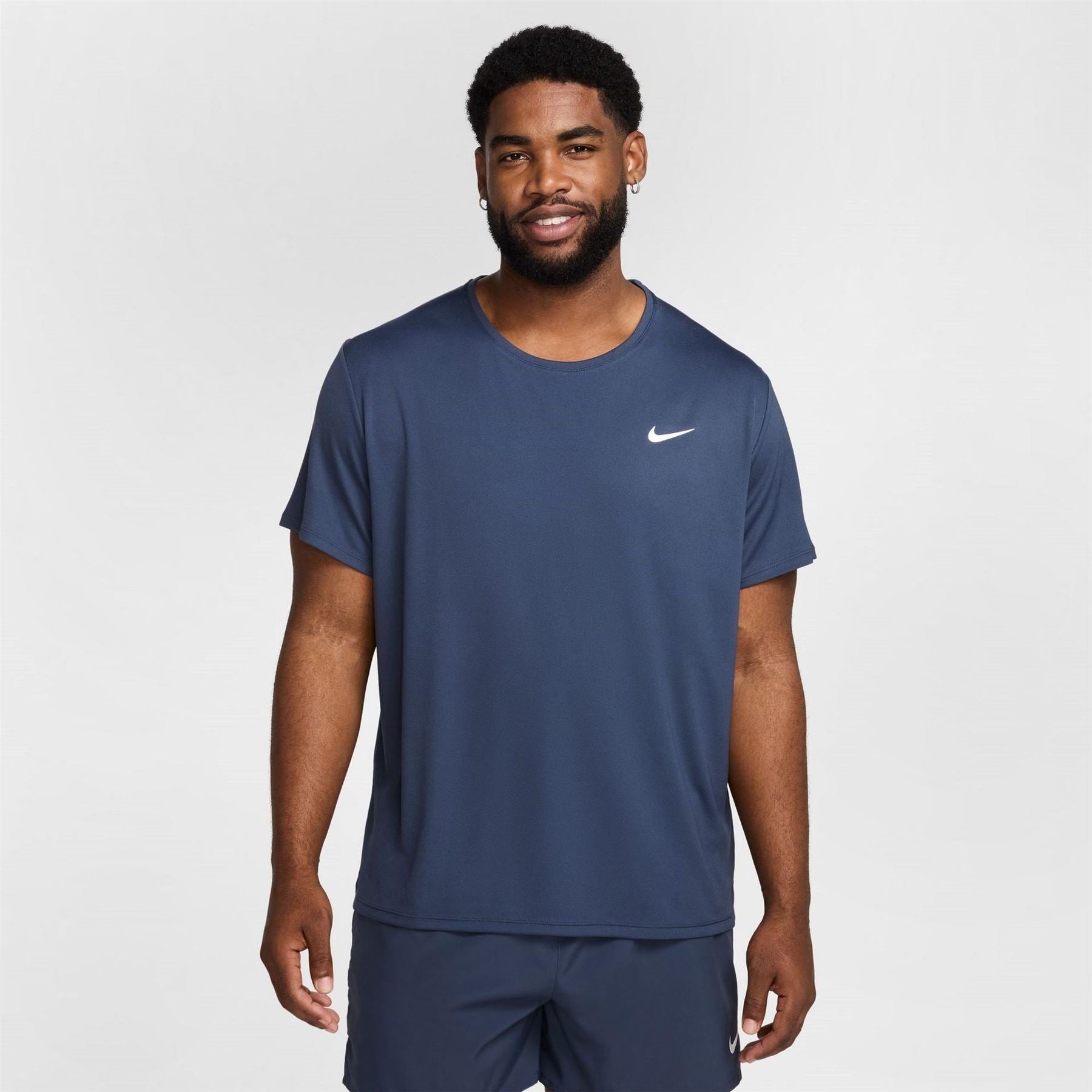 Nike Mens Drifit Miler Running Top