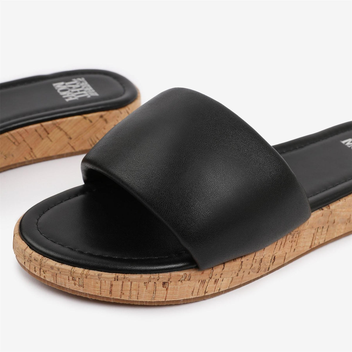 Wheres That From Pu Julia Flatform Sliders Sandal Ladies