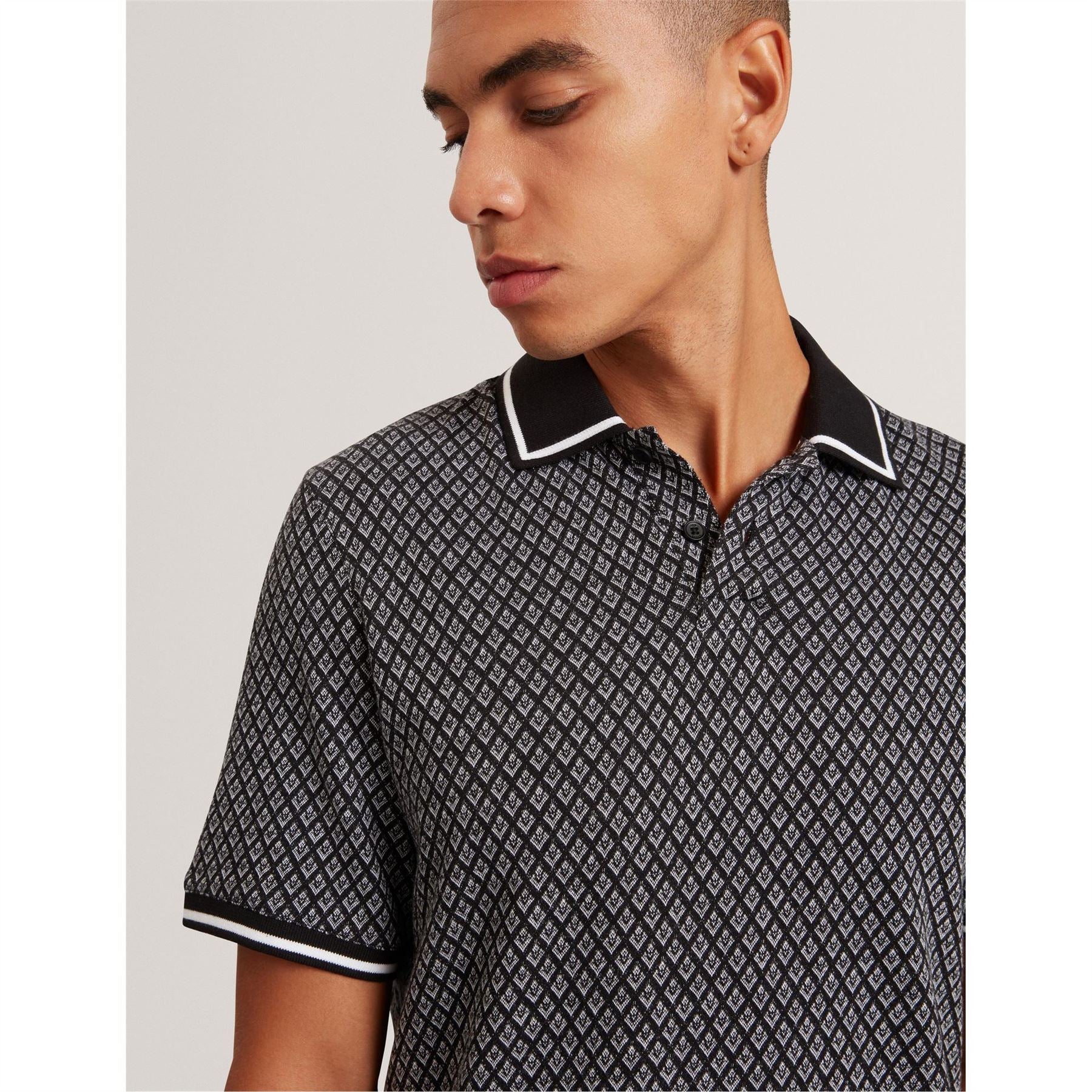 Ted Baker Collared Neck Short Sleeve Polo Shirt