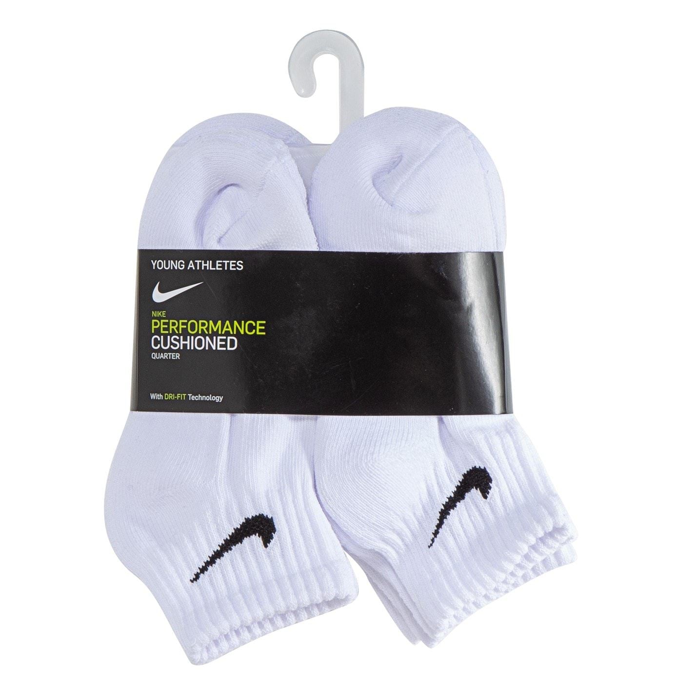 Nike Swoosh Performance Quarter Sock 6 Pack Childrens