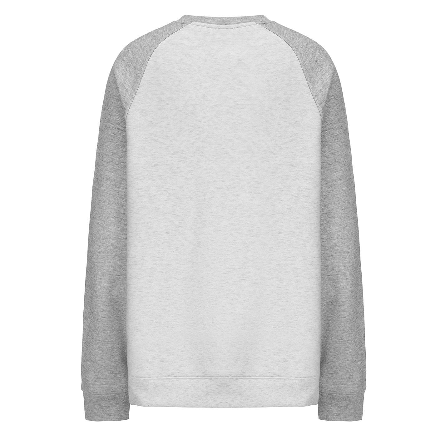Slazenger Contrast Crew Neck Regular Fit Sweatshirt