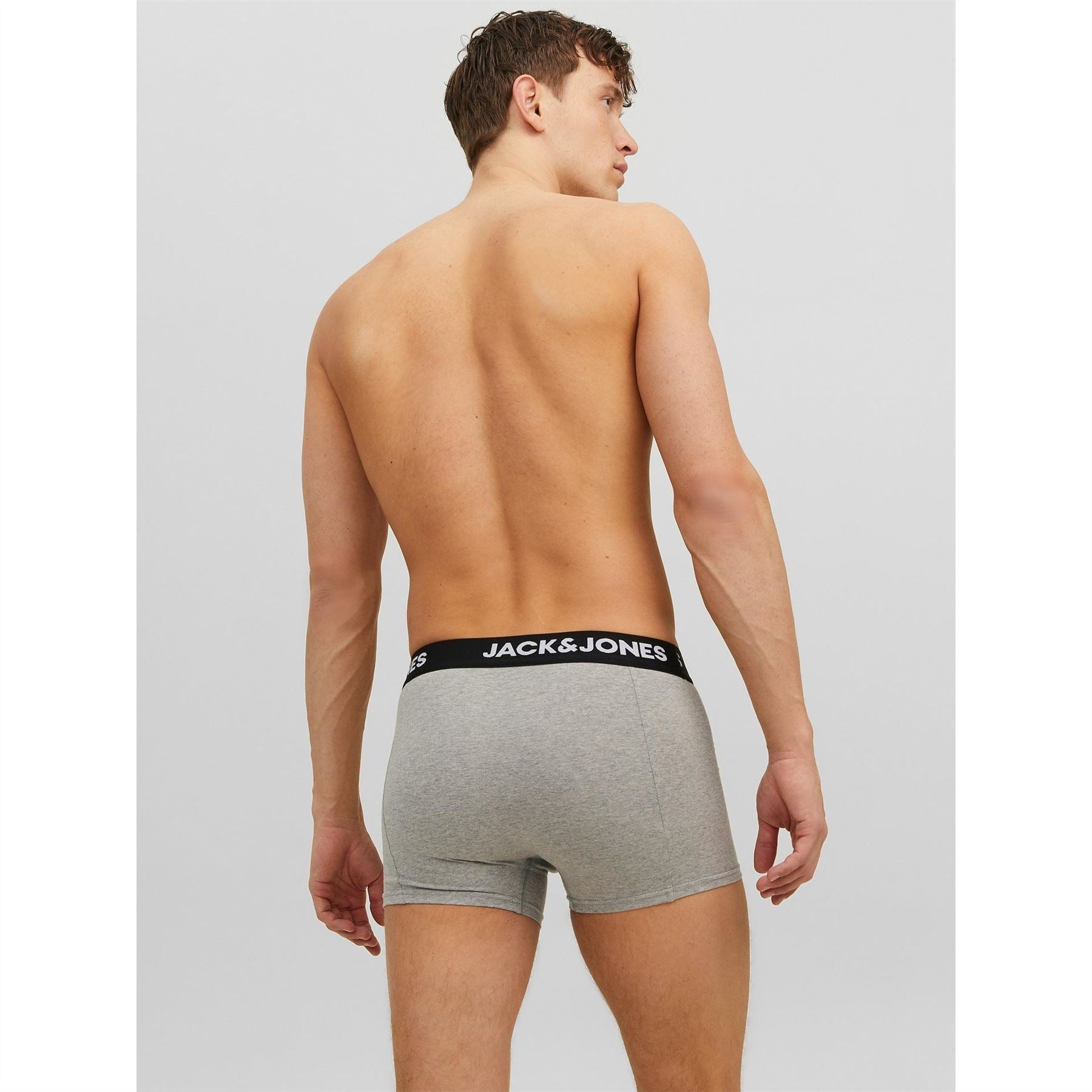 Jack and Jones Mens Anthony 3 Pack Boxer Trunk