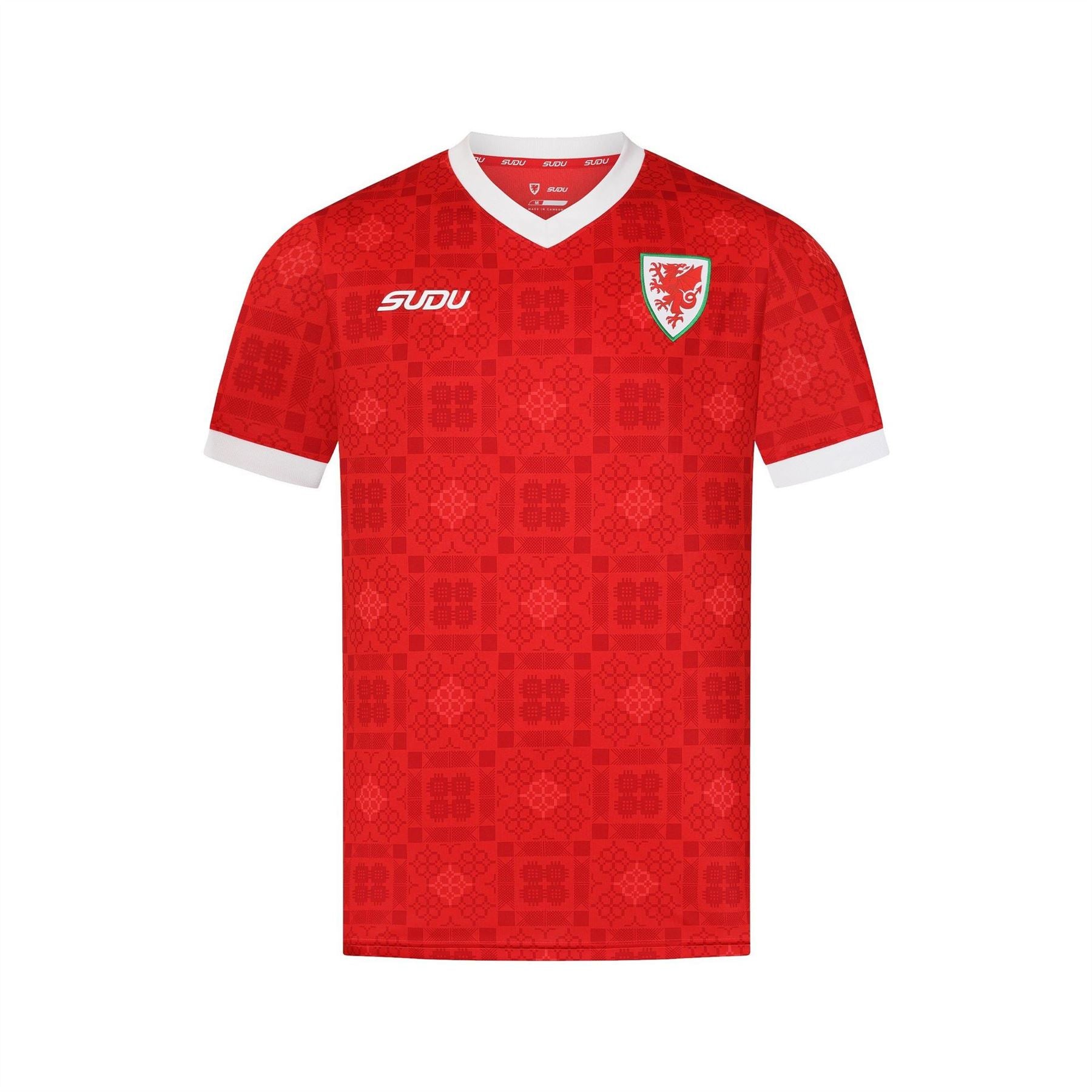 Sudu Wales Home 24 25 Short Sleeve Football Shirt