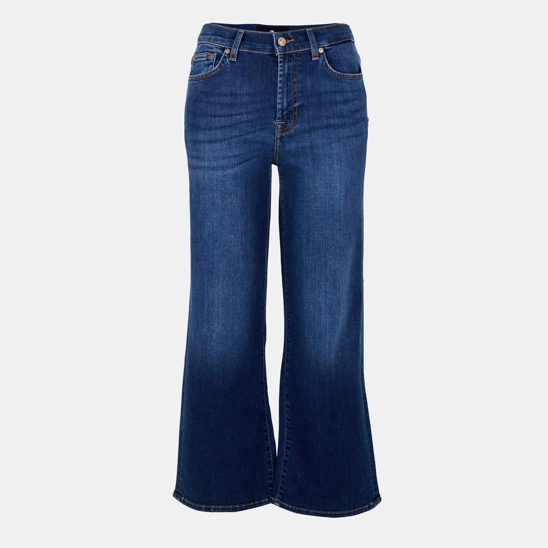 7 For All Mankind Cropped Alexa Straight Leg Jeans