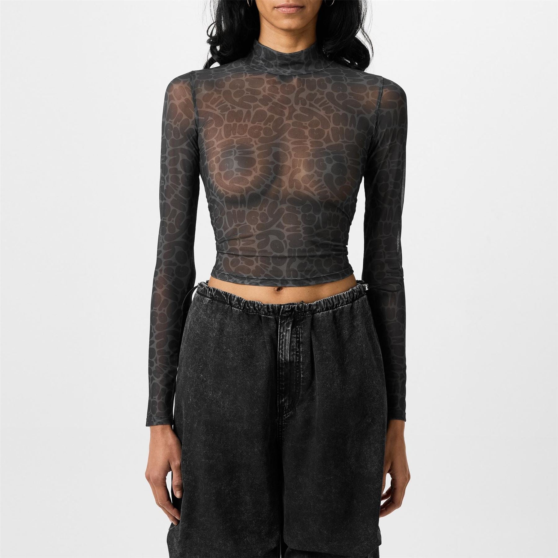 Hugo Womens Dasori Cropped Top