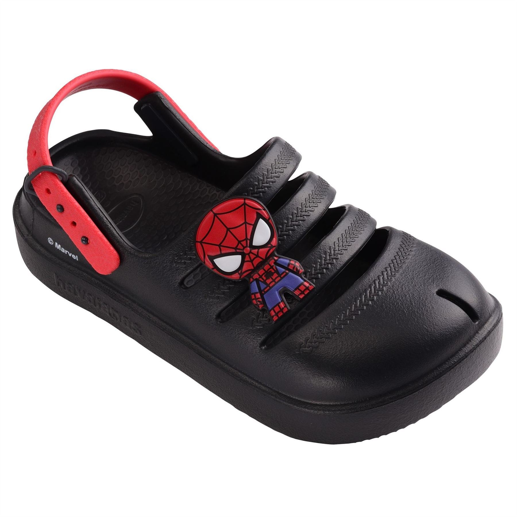 Havaianas Womens Hav. Kids Clog Marvel Navy Blue 35  Flip Flops