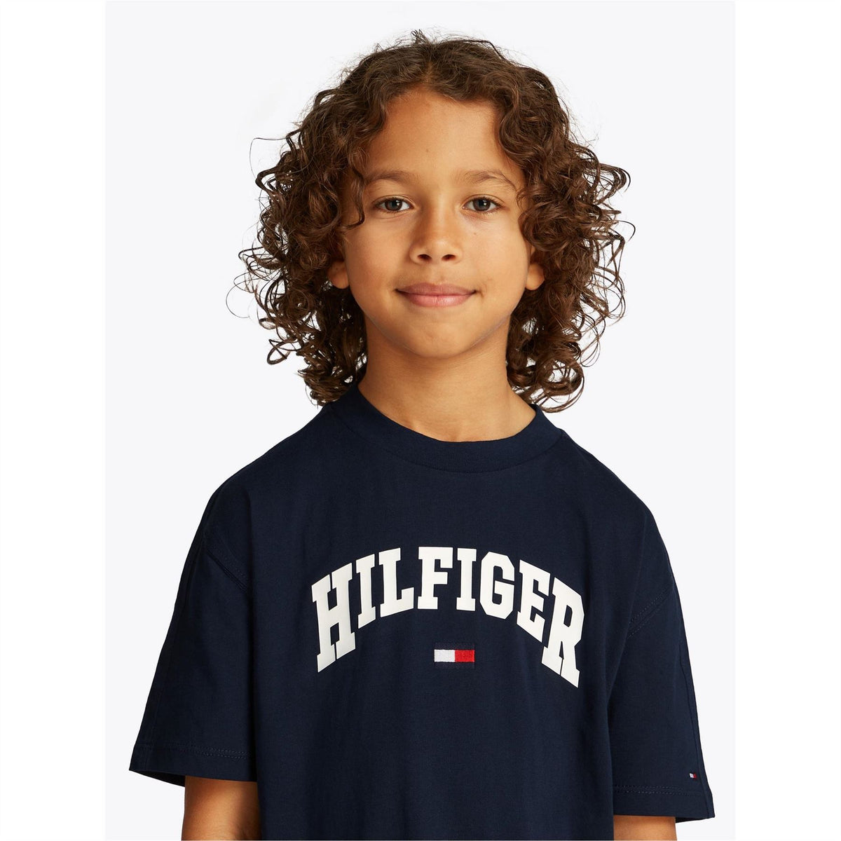 Tommy Hilfiger Varsity Lettering Regular Fit Crew Neck T-Shirt