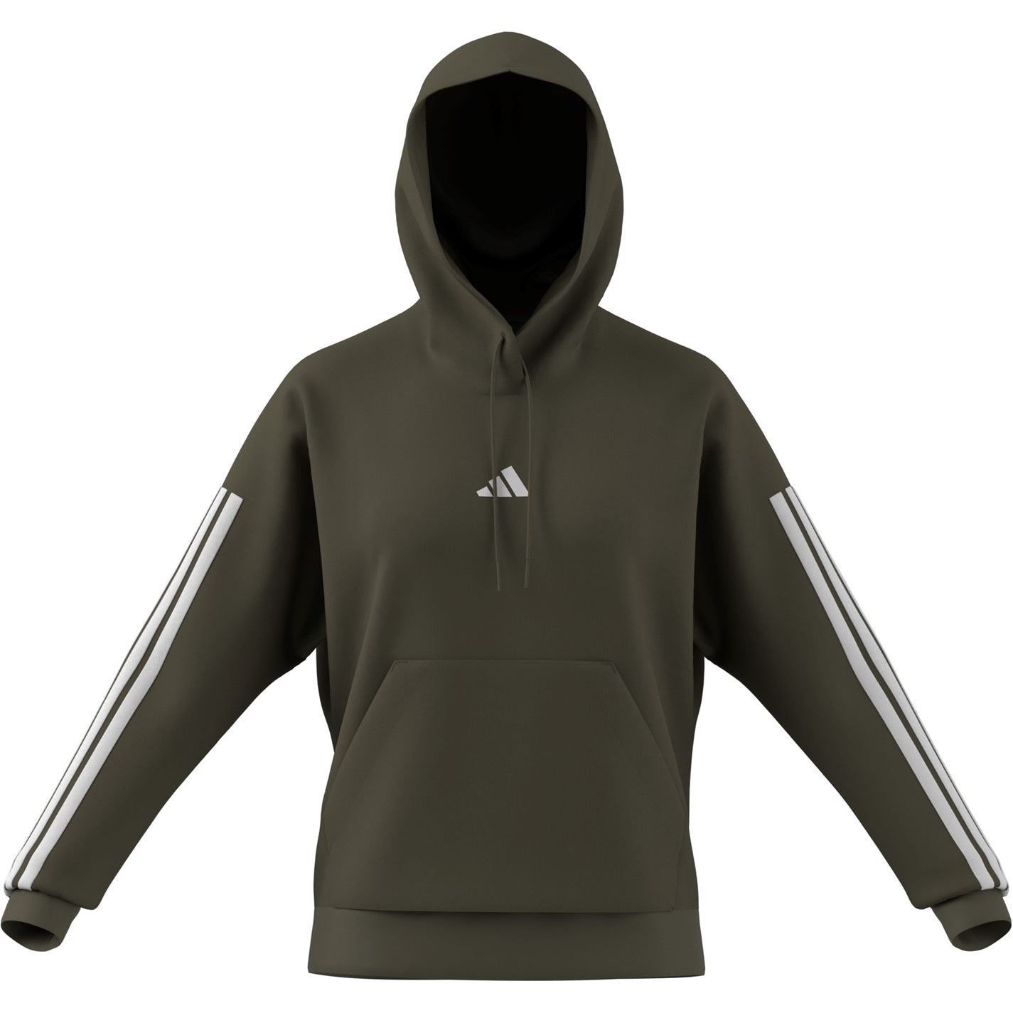 adidas Essentials 3 Stripes Fleece Hoodie