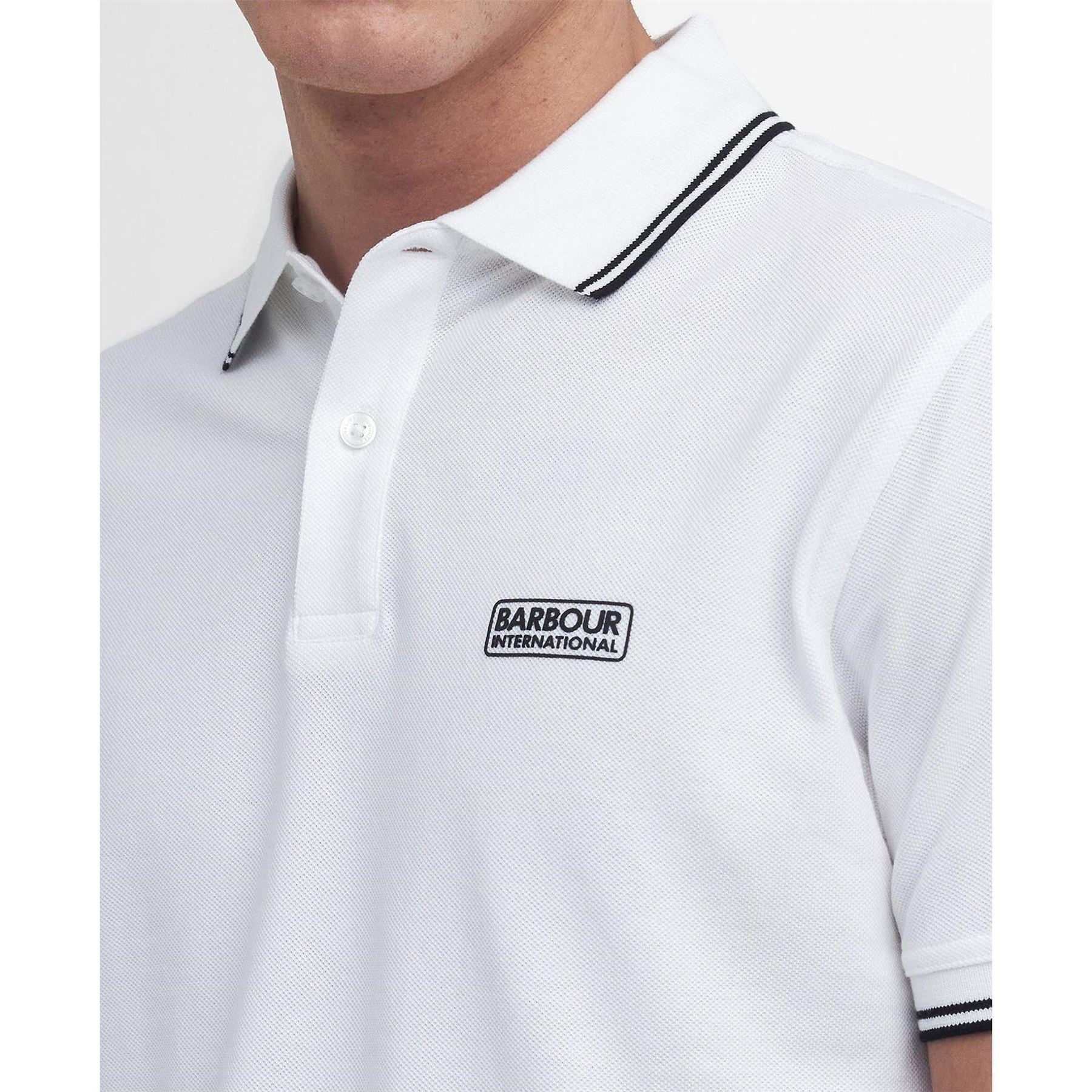 Barbour International Tipped Short Sleeve Polo Shirt