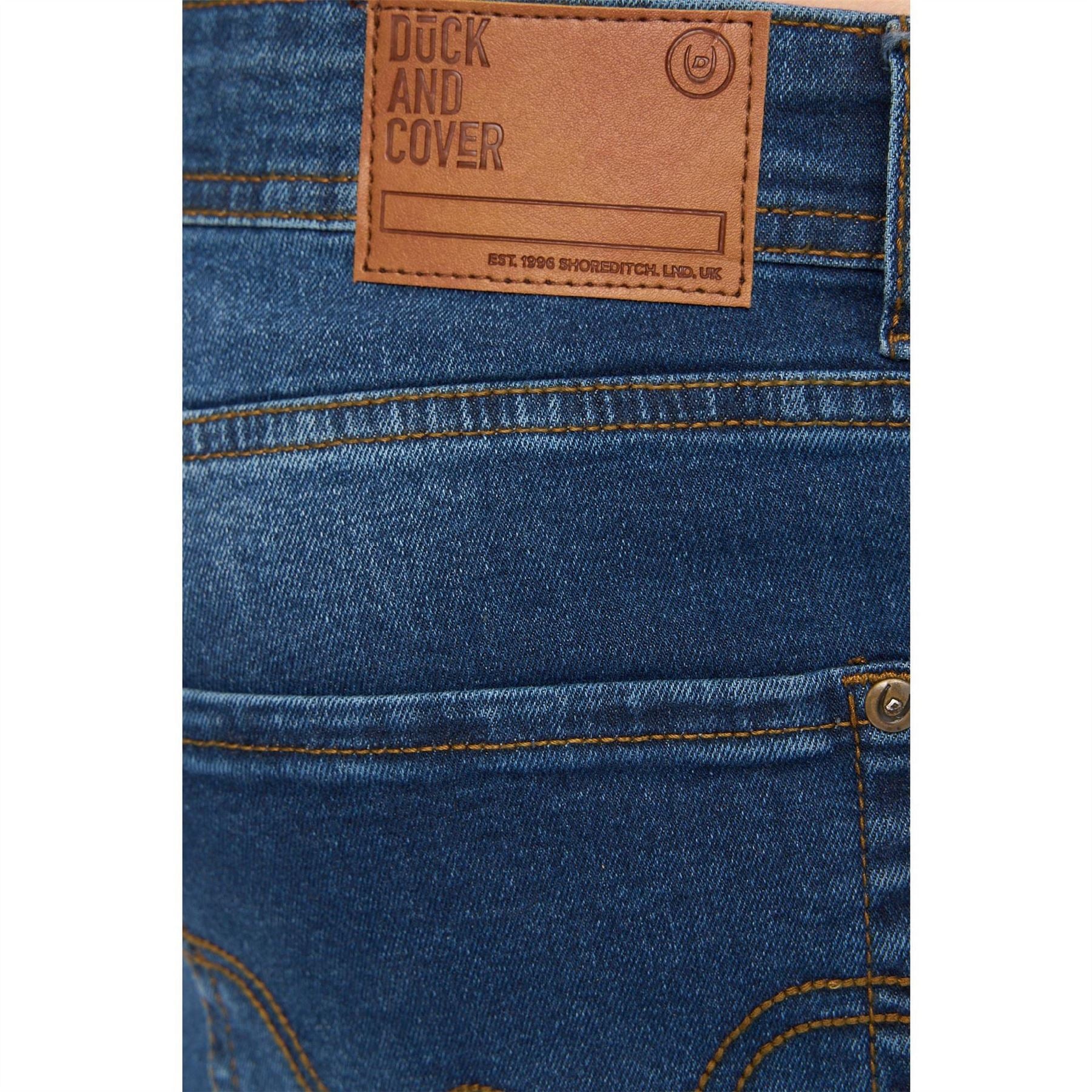 Duck and Cover Straight Fit Five Pocket Jeans