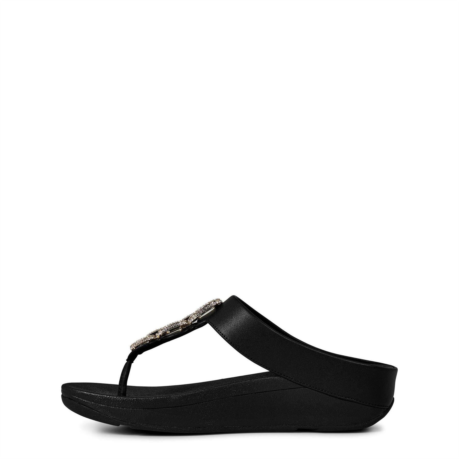 Fitflop Thong Low Heel Wedge Flip Flops