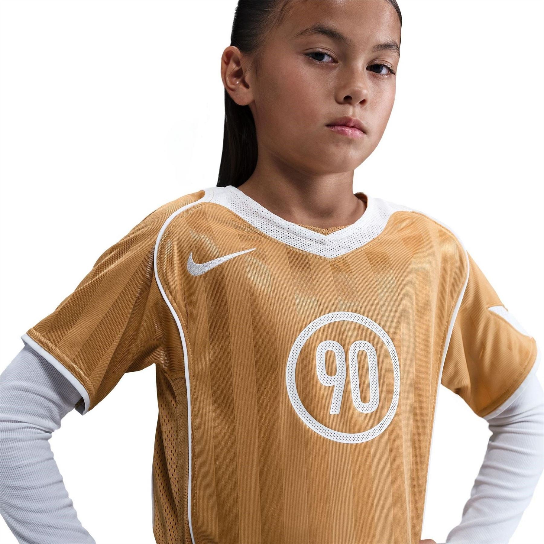 Nike T90 Energy V-Neck Raglan Short Sleeve Jersey